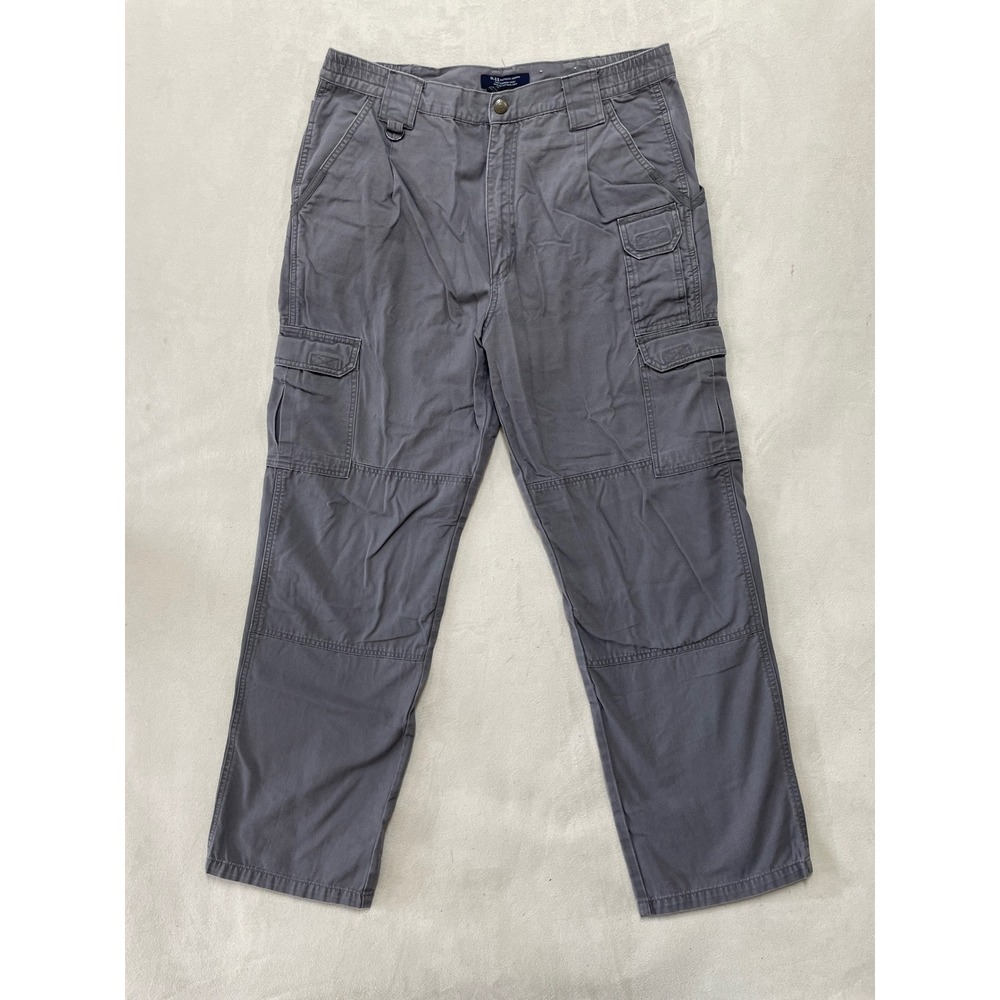5.11 Tactical Series Mens Gray Cotton Cargo Pants 74251 Size 34x32